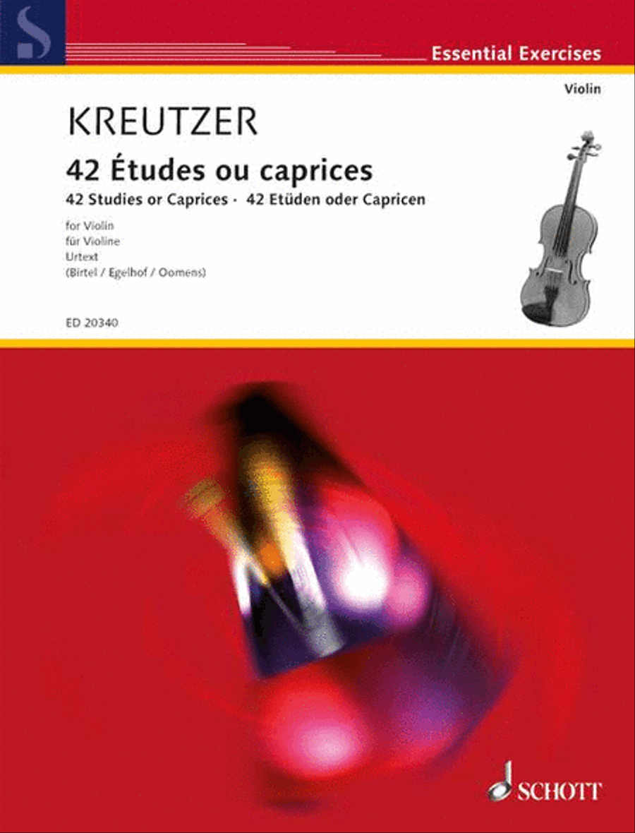 42 Studies or Caprices Violin Solo scores gallery preview page 1