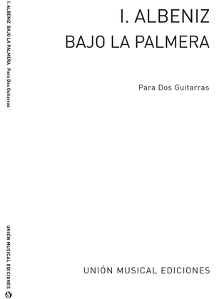Book cover for Bajo La Palmera