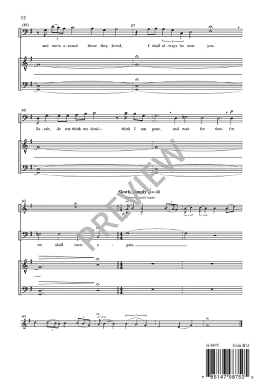 The Last Letter Divisi scores gallery preview page 13