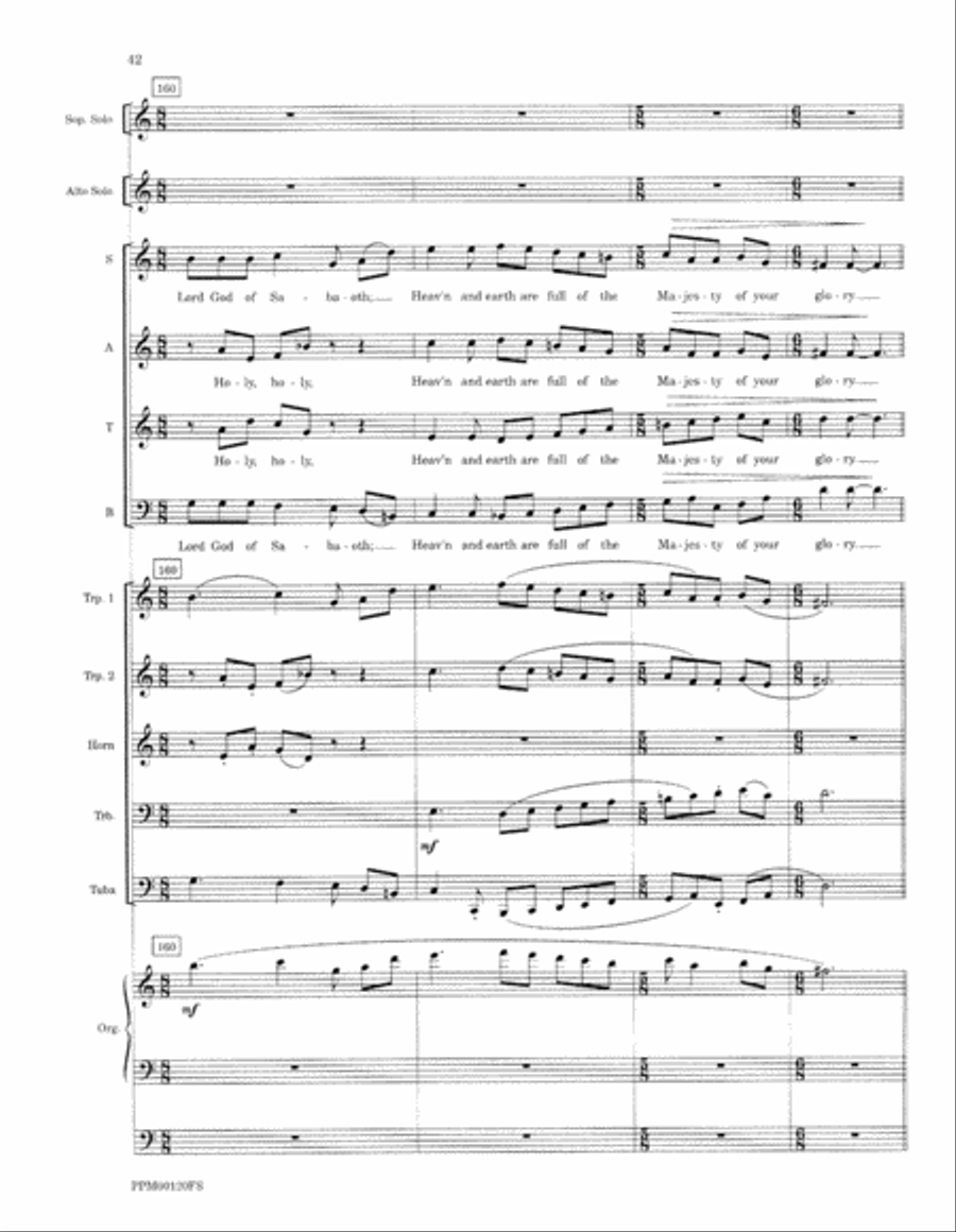 Transfiguration: An Ecumenical Mass - Full Score Divisi scores gallery preview page 45