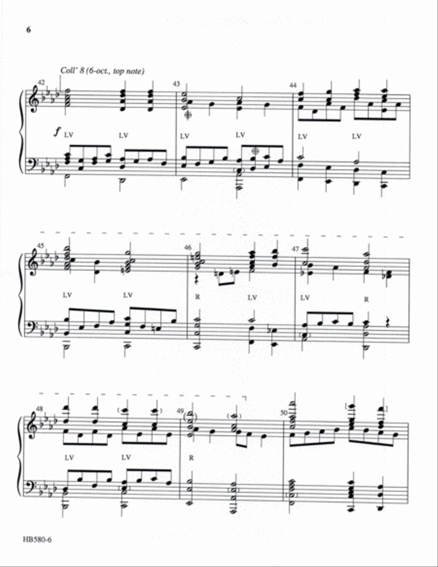 Ah, Holy Jesus - Austin Ah, Holy Jesus - Austin 5-Octaves scores gallery preview page 5