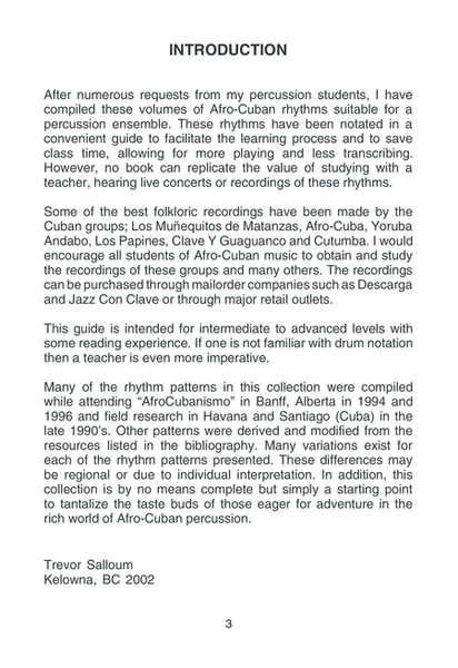 Gig Savers: Afro-Cuban Rhythms Vol. 1