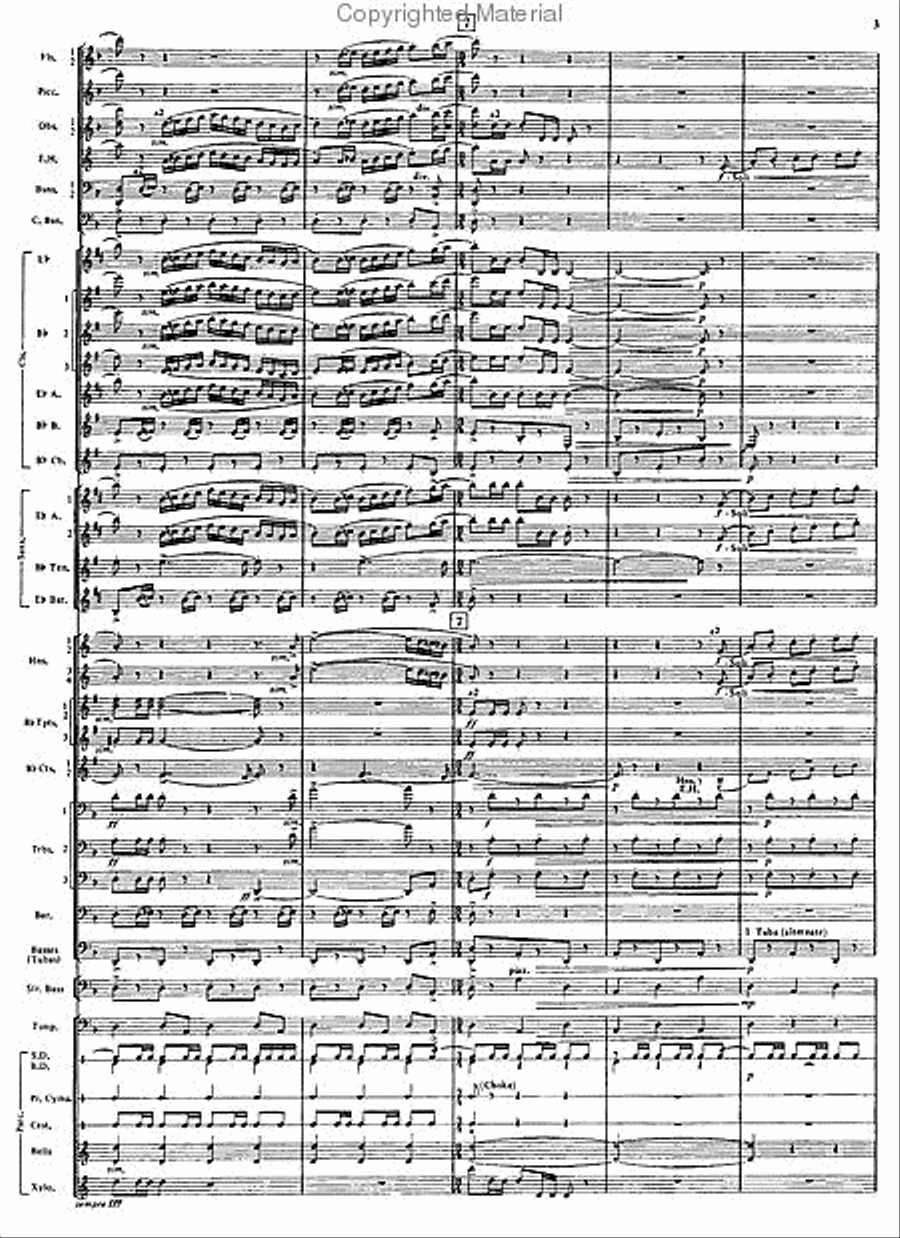 El Camino Real – A Latin Fantasy Concert Band scores gallery preview page 3
