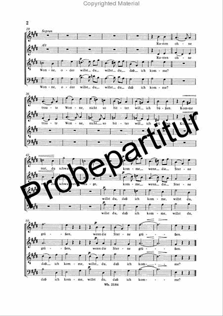 Love Songs Op. 52 4-Part scores gallery preview page 3