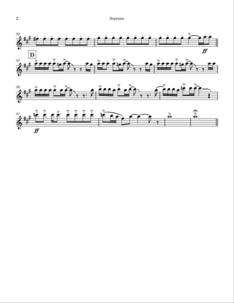 Sgt. Pepper's Lonely Hearts Club Band Sgt. Pepper's Lonely Hearts Club Band Saxophone Quartet scores gallery preview page 6