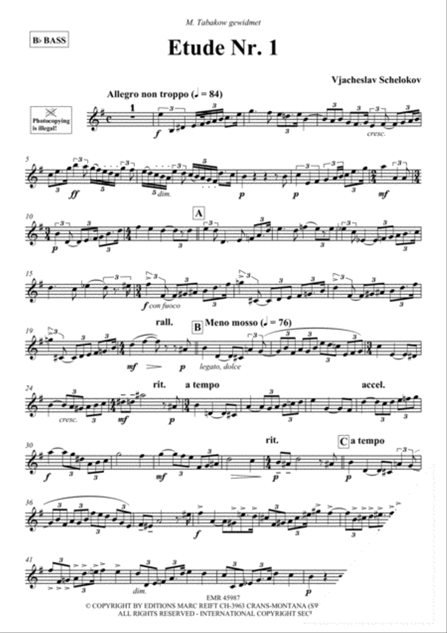 Etude No. 1 + 2 Etude No. 1 + 2 Voice Solo scores gallery preview page 3