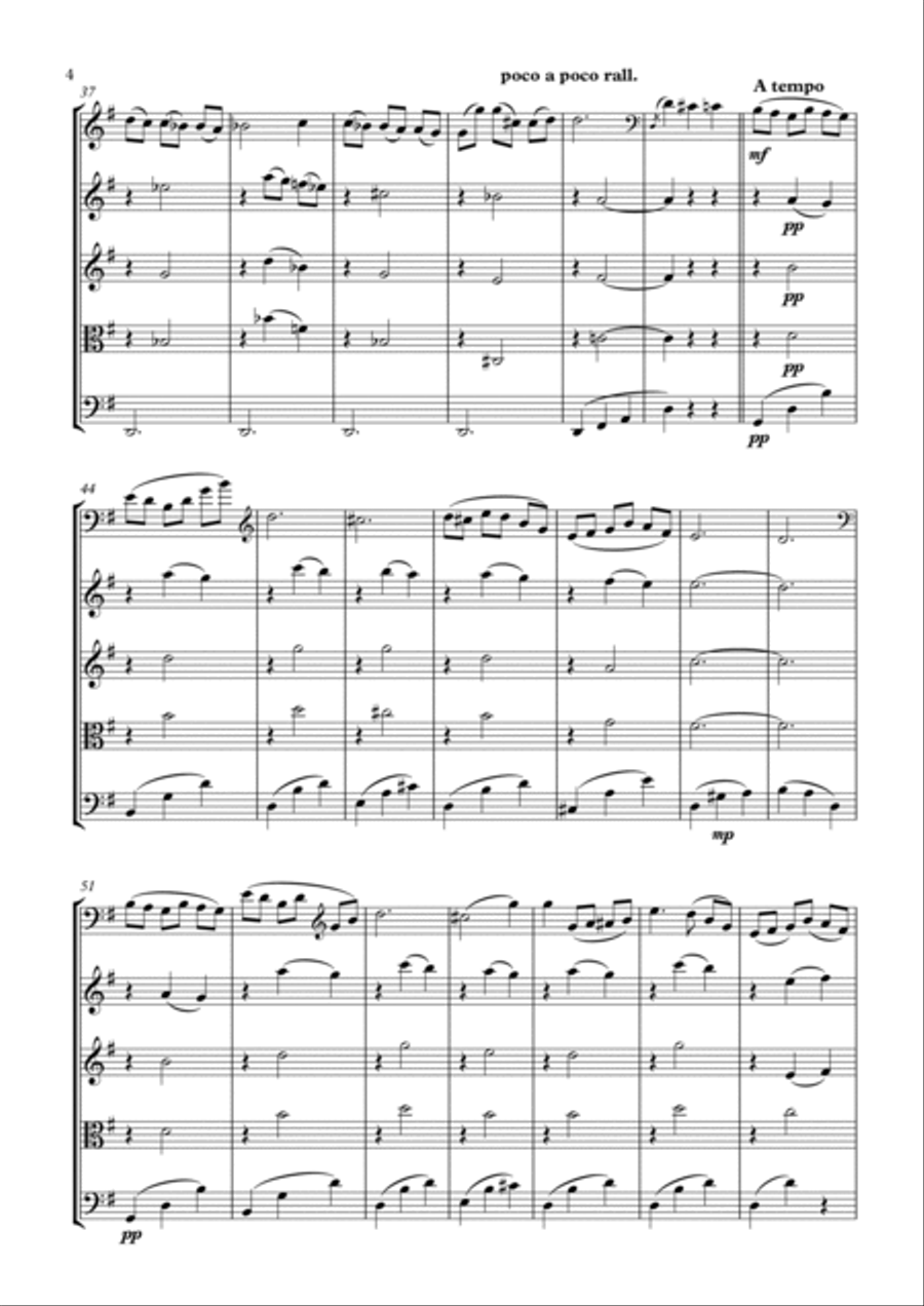 Valse Miniature arranged for double bass in orchestra tuning and string quartet/string orchestra. Valse Miniature arranged for double bass in orchestra tuning and string quartet/string orchestra. String Quartet scores gallery preview page 4