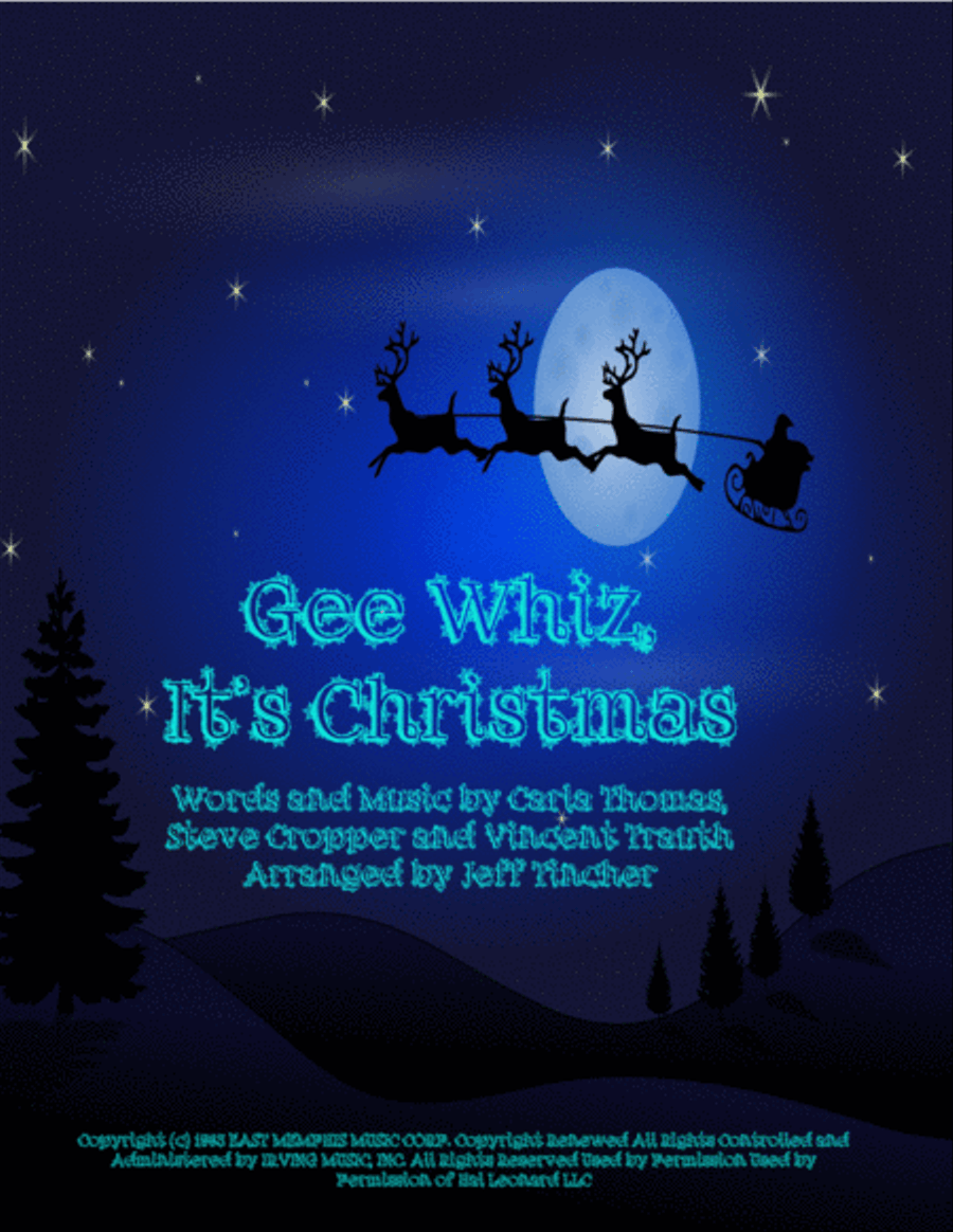 Gee Whiz, It's Christmas Gee Whiz, It's Christmas Voice scores gallery preview page 1
