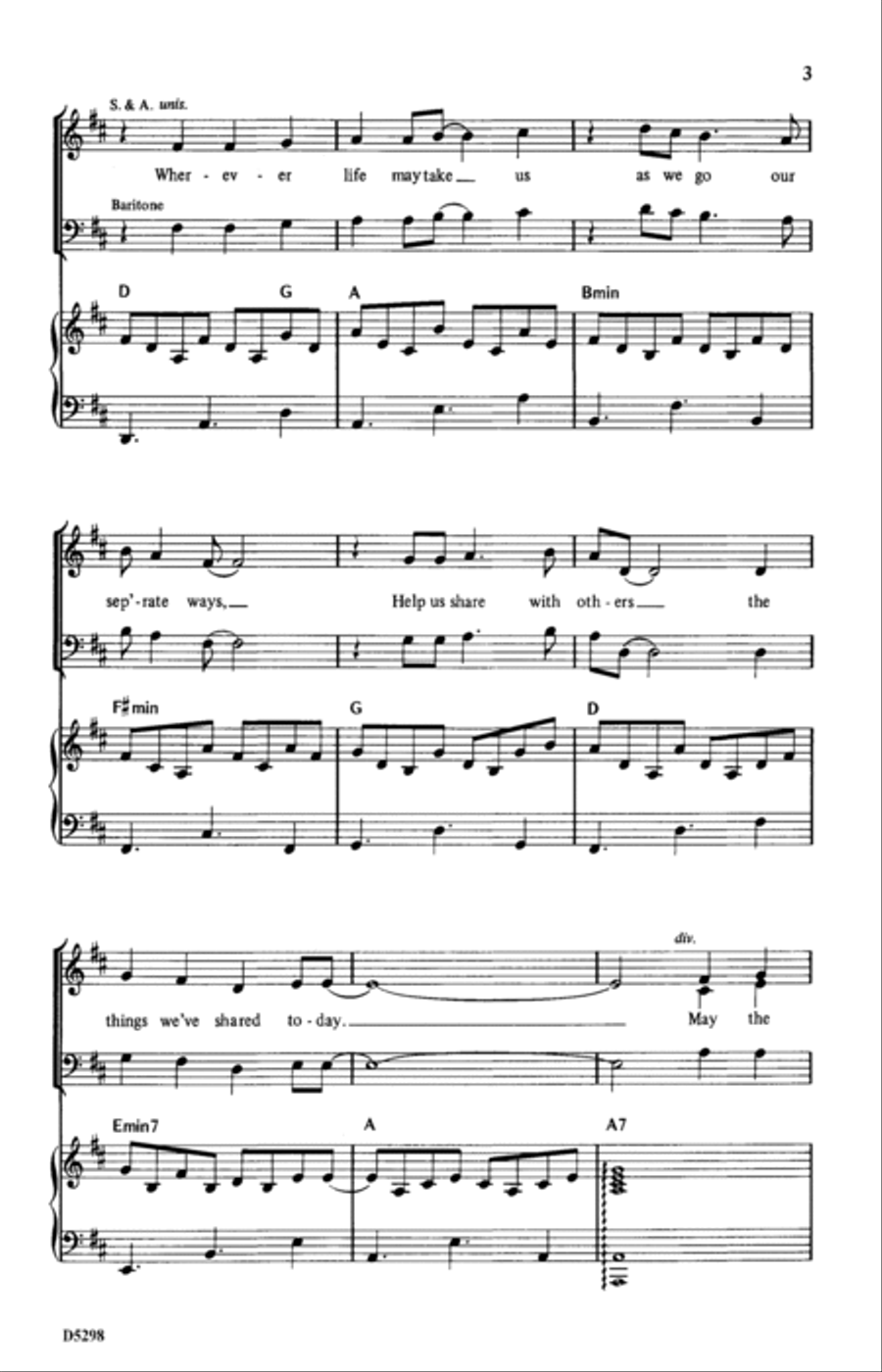 A Closing Prayer A Closing Prayer 3-Part scores gallery preview page 2