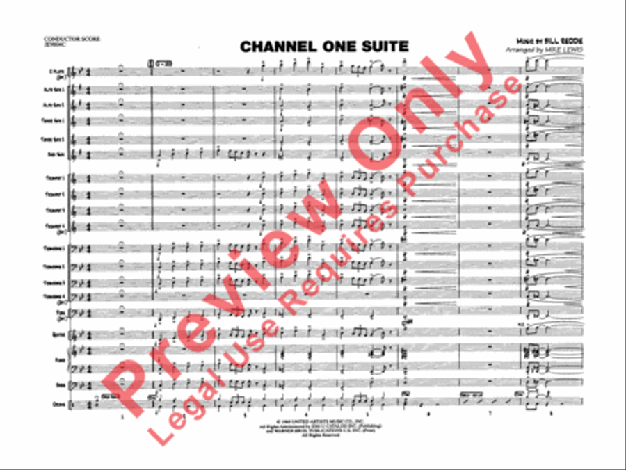 Channel One Suite Jazz Ensemble scores gallery preview page 4