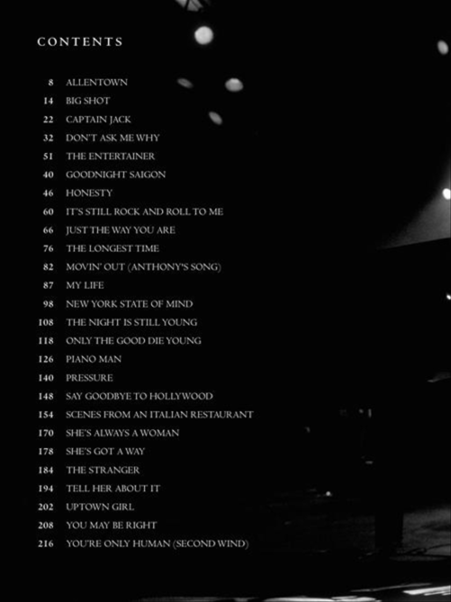 Billy Joel – Greatest Hits, Volume I & II Piano, Vocal, Guitar scores gallery preview page 7