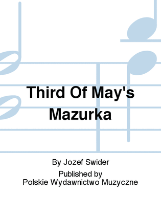 Book cover for Third Of May's Mazurka