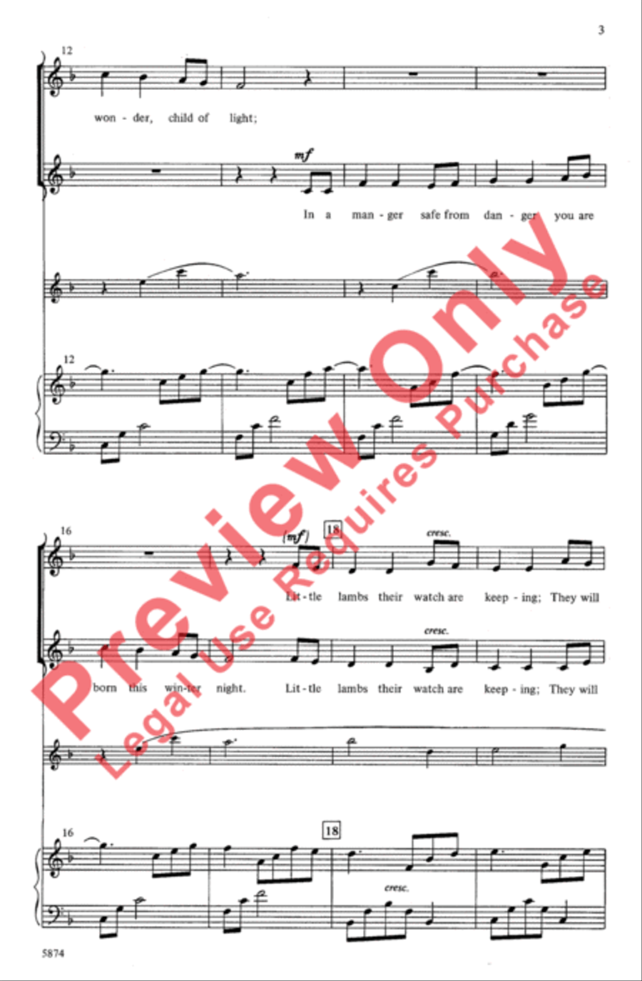 Child of Peace Child of Peace 2-Part scores gallery preview page 3