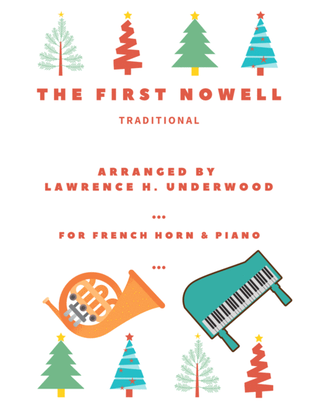 Book cover for The First Nowell for Solo French Horn