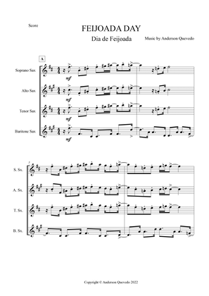 Feijoada Day - For Sax Quartet (SATB) by Anderson Quevedo