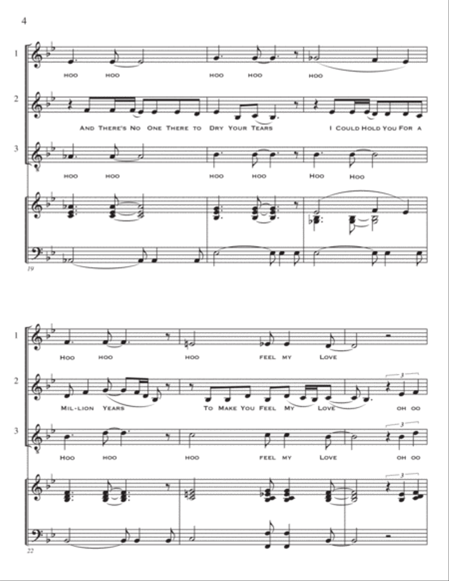 To Make You Feel My Love To Make You Feel My Love 3-Part scores gallery preview page 5
