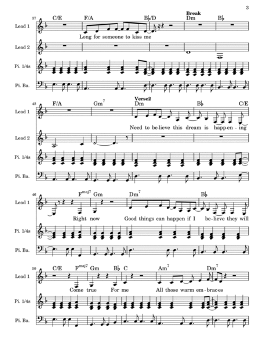 Someone Easy Piano scores gallery preview page 3