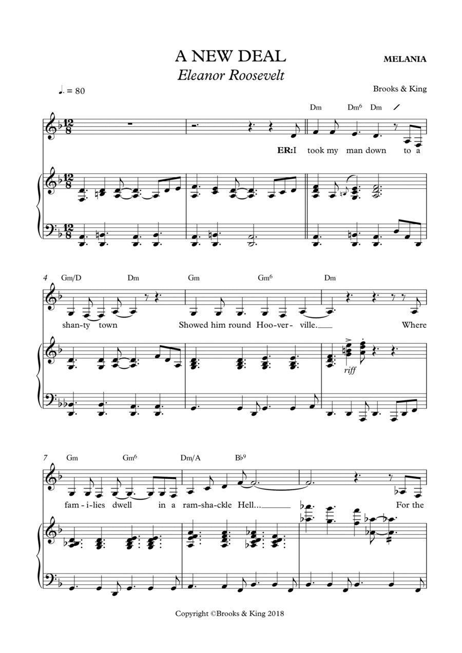 A NEW DEAL Voice scores gallery preview page 1
