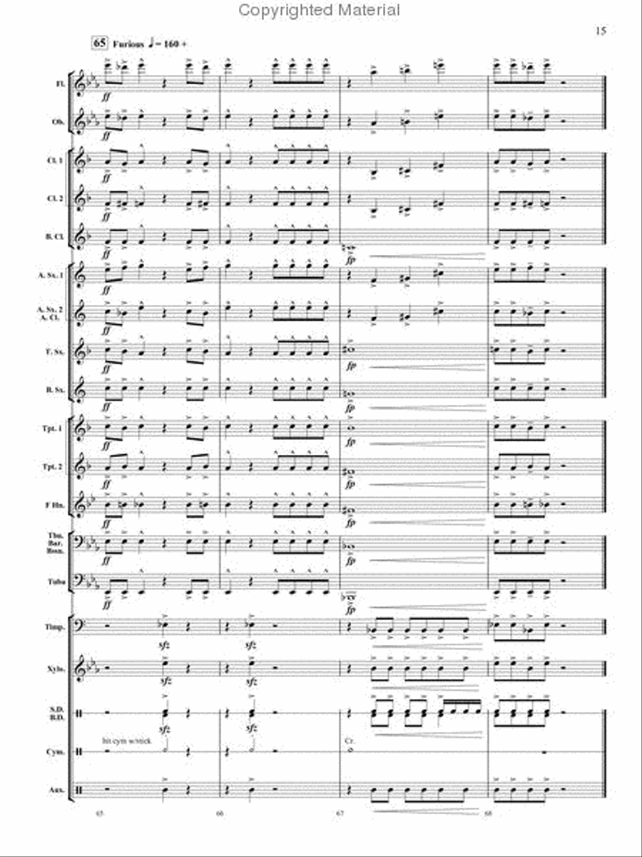 Spania Concert Band scores gallery preview page 14