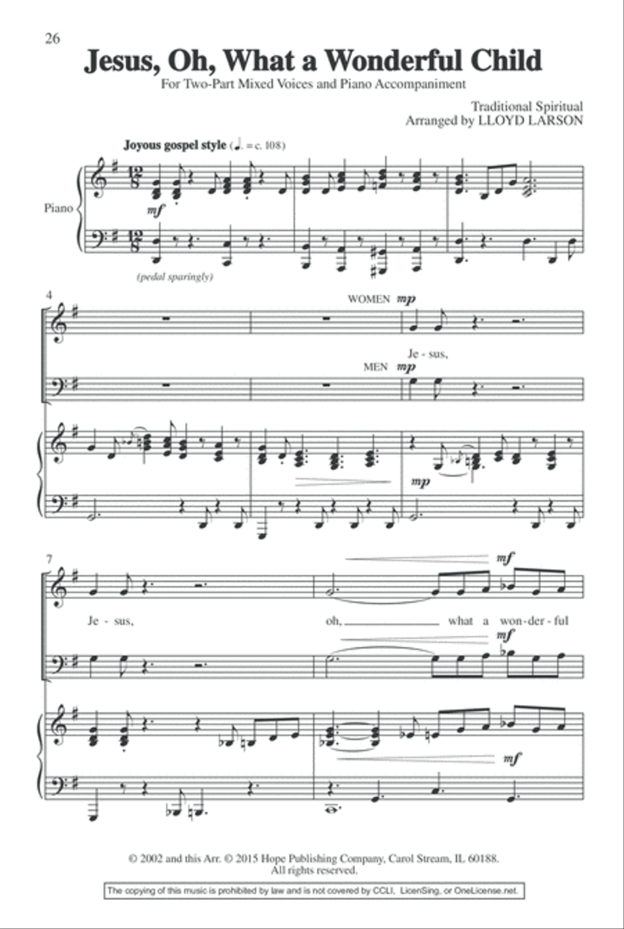 Easy Anthems, Vol. 5 Easy Anthems, Vol. 5 3-Part scores gallery preview page 29