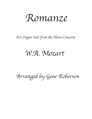Romanze from Mozart Horn Concerto