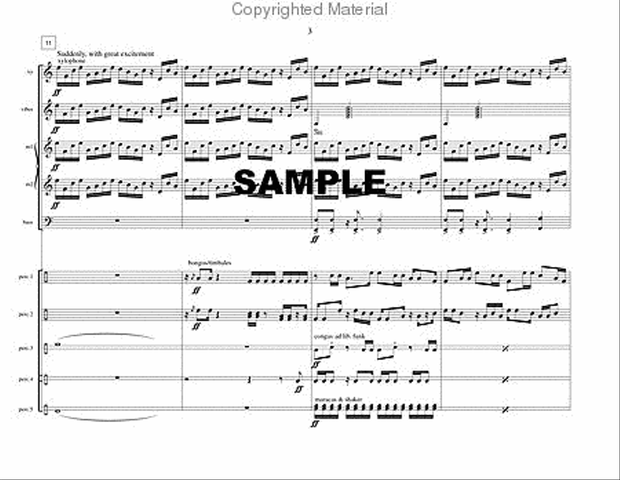 River is the Way Percussion Ensemble scores gallery preview page 4
