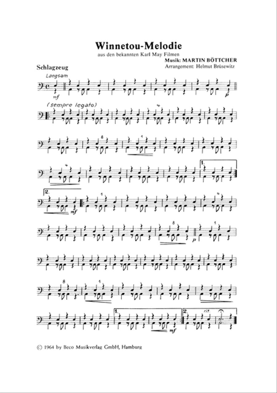 Winnetou-Melodie Winnetou-Melodie Orchestra scores gallery preview page 5