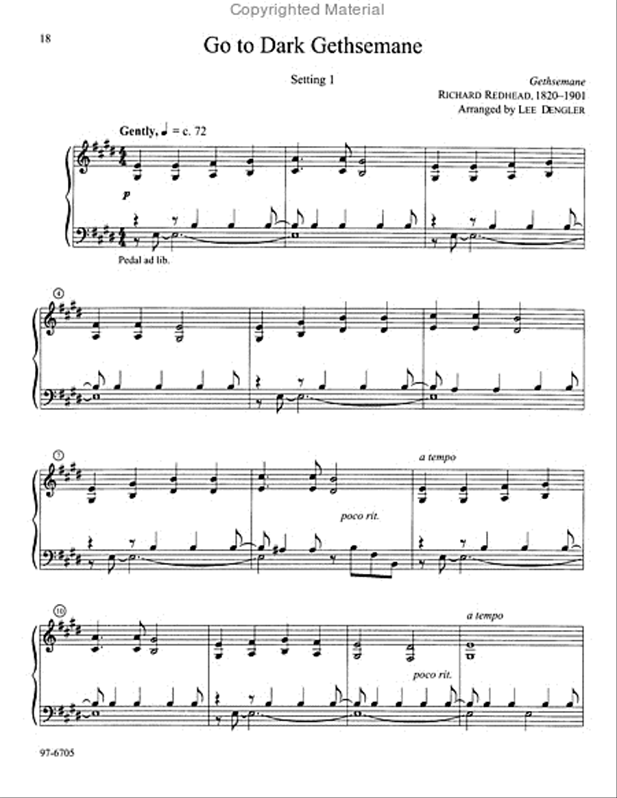 Lenten Piano Variations Piano Solo scores gallery preview page 8