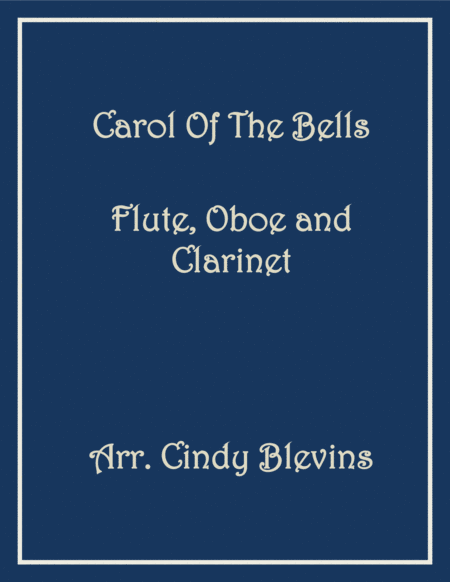 Carol of the Bells, for Flute, Oboe and Clarinet image number null