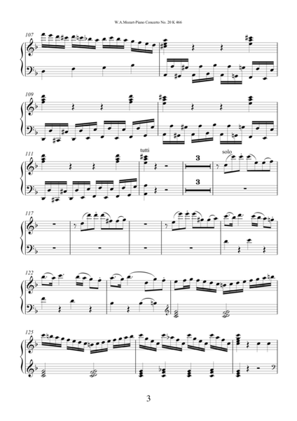 Piano Concerto No. 20 in D minor - Wolfgang Amadeus Mozart