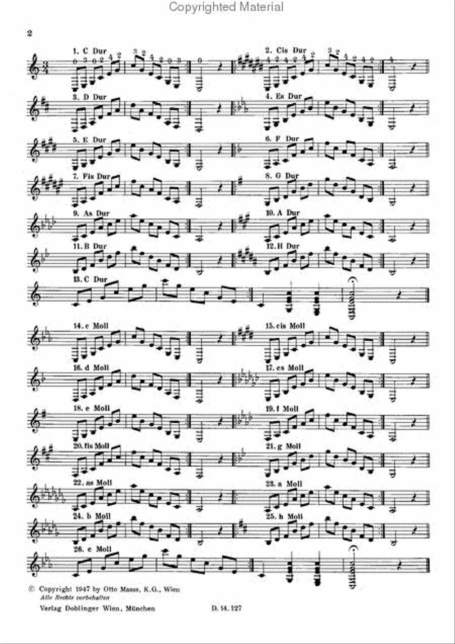Unterrichtswerke fur Zither 1 - Brillante Ubungen Zither scores gallery preview page 2