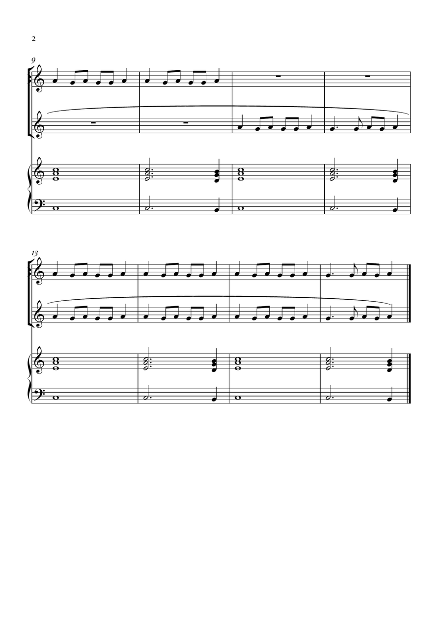 Apt. Clarinet Duet scores gallery preview page 2