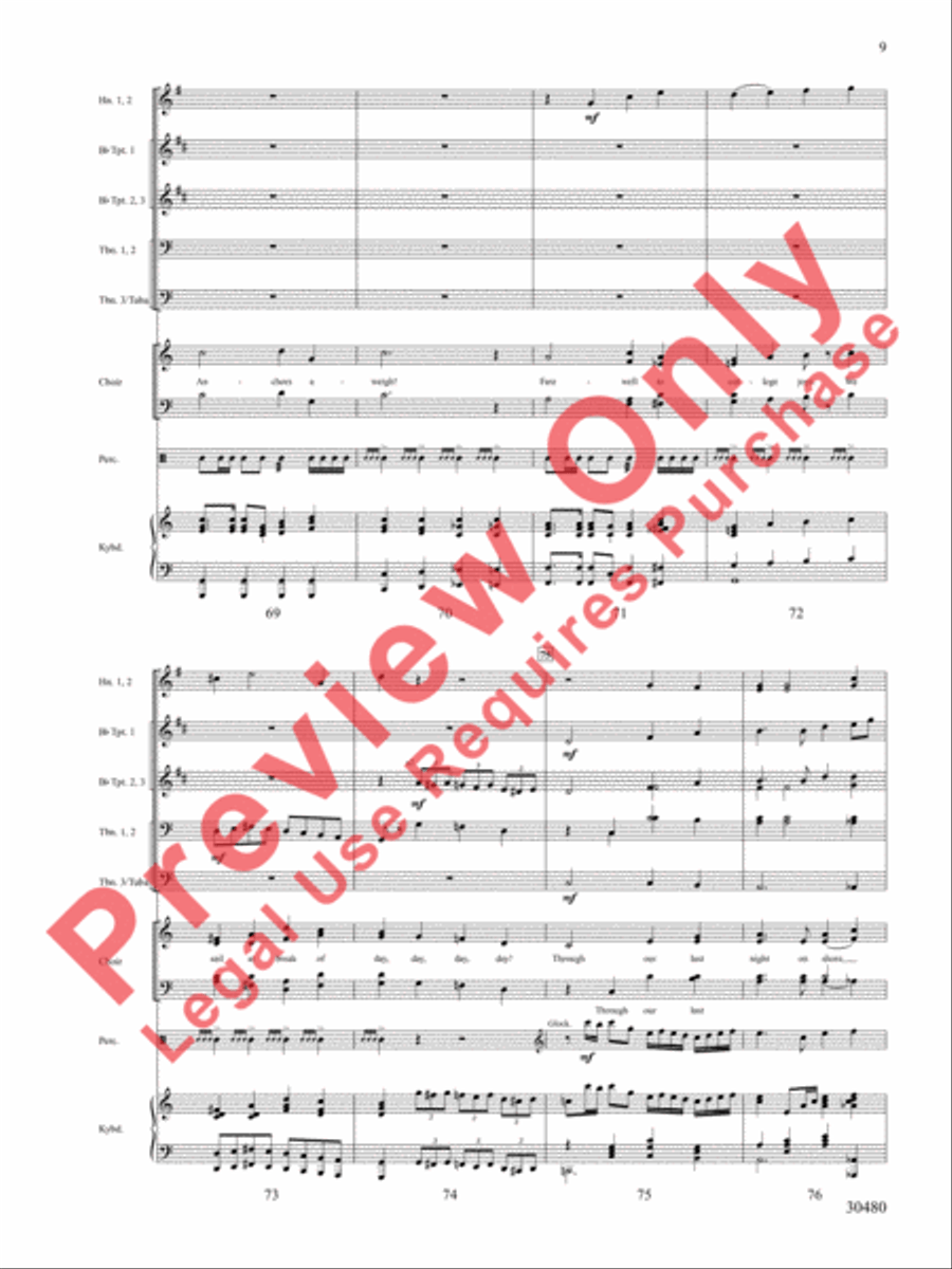 A Tribute to the Armed Services (A Medley) Choir scores gallery preview page 10