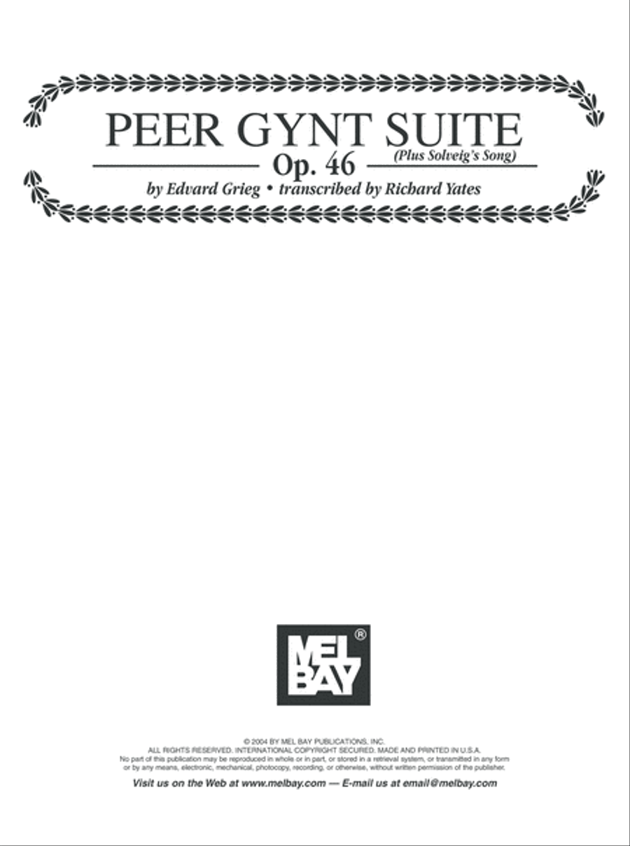 Peer Gynt Suite, Op. 46 (Plus Solveig's Song) Acoustic Guitar scores gallery preview page 2