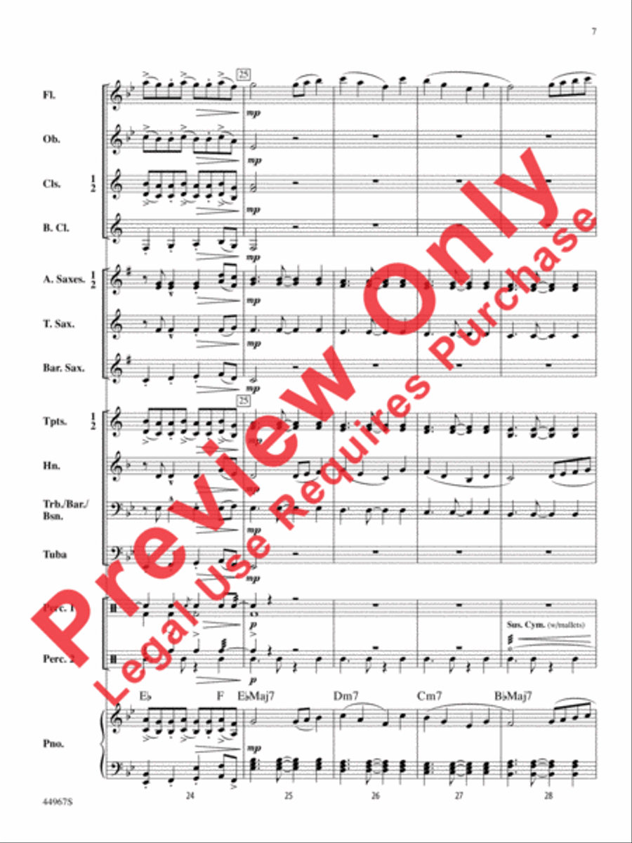Tango Argentina Concert Band scores gallery preview page 24