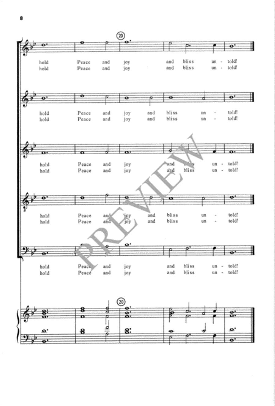 World, Farewell, You Cannot Hold Me SSATB scores gallery preview page 9