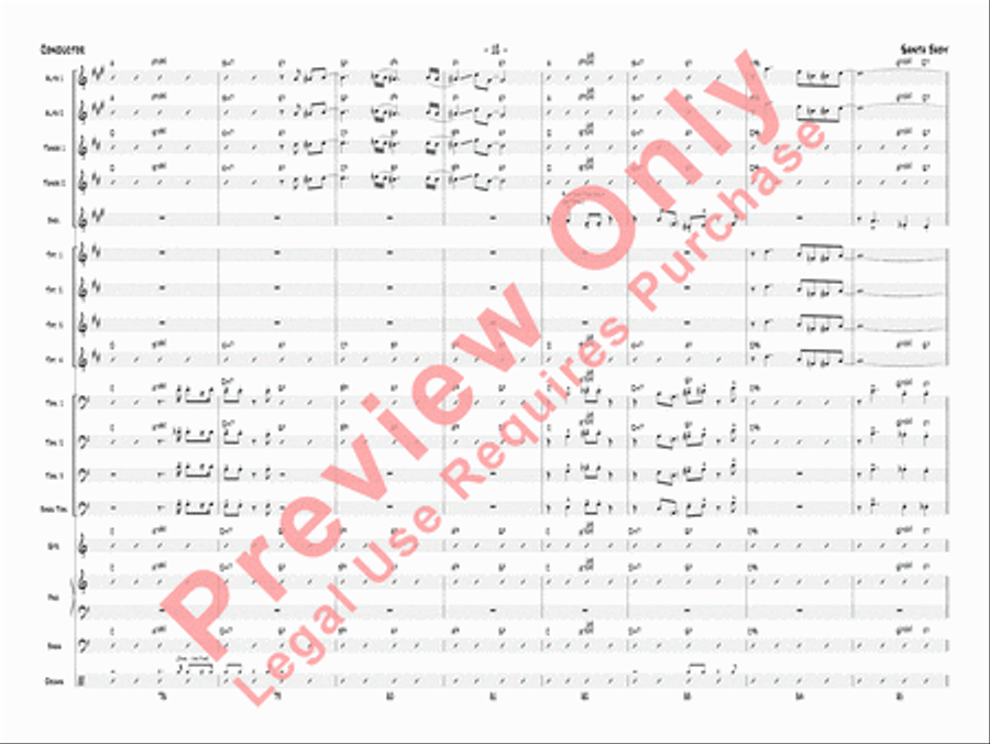 Santa Baby Jazz Ensemble scores gallery preview page 15