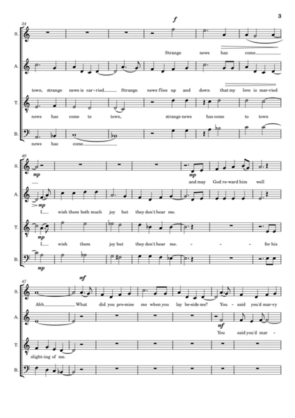 Wild Mountain Thyme SATB image number null