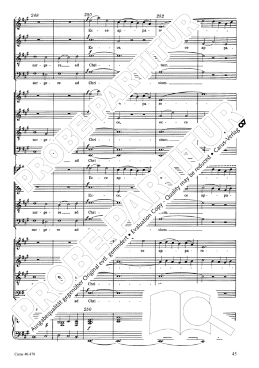 Hora est 4-Part scores gallery preview page 46