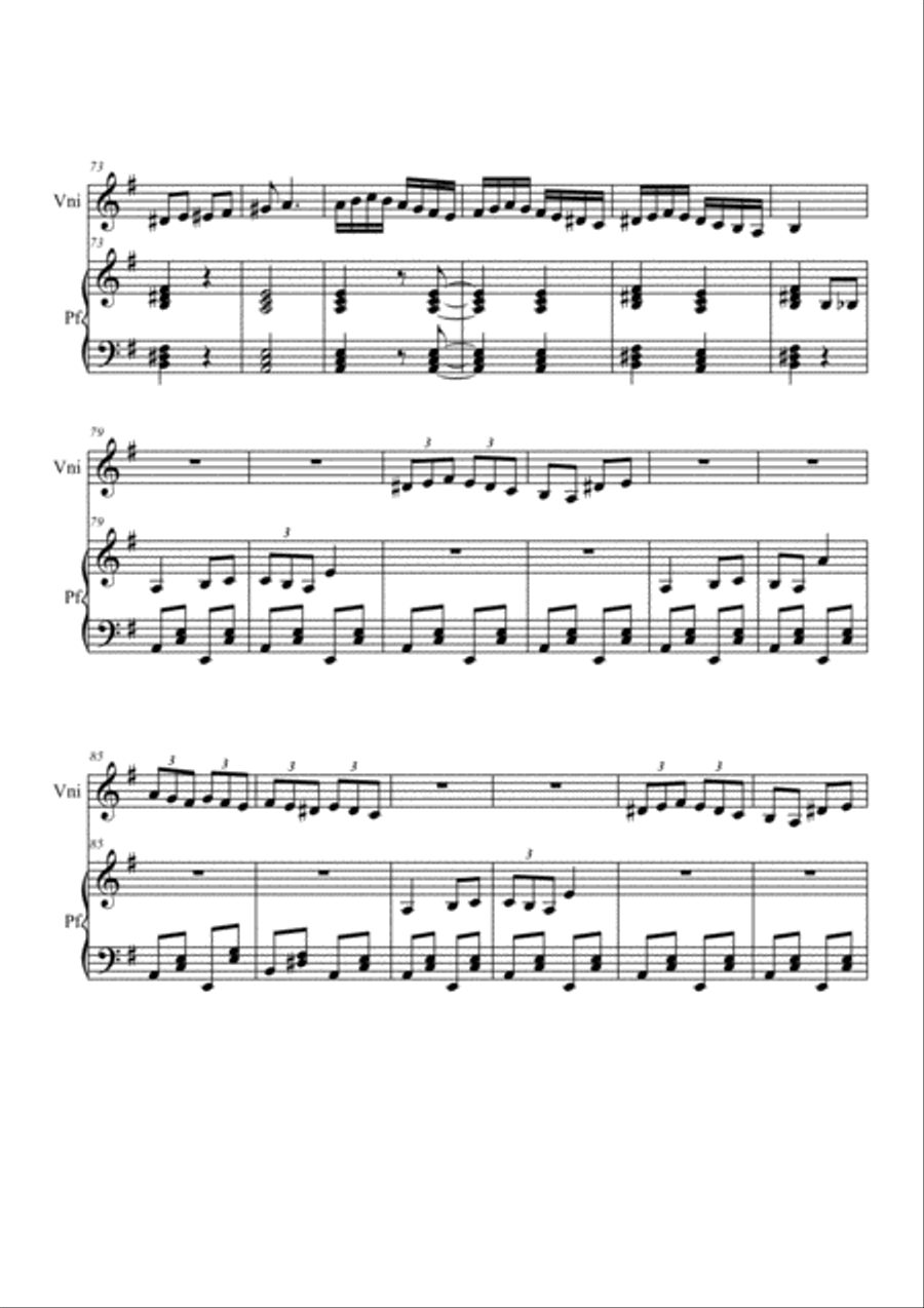Kletzmer. Violin and piano Violin Solo scores gallery preview page 5