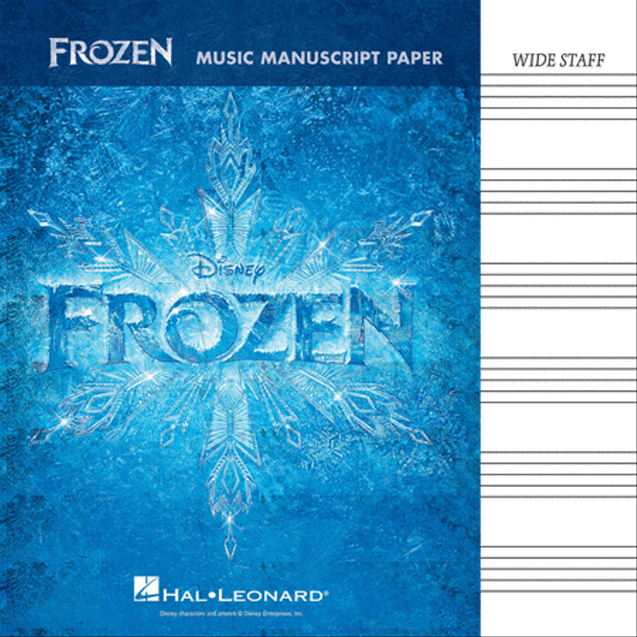 Frozen – Music Manuscript Paper