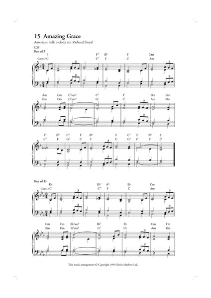 Hymn Tunes in Lower Keys