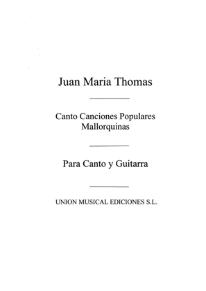 Book cover for Cuatro Canciones Populares Mallorquinas