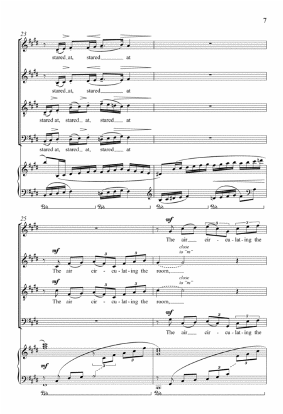The Unexpected 4-Part scores gallery preview page 6