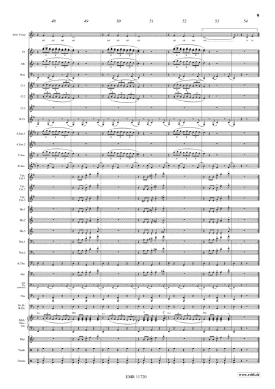 Siffler sur la Colline Siffler sur la Colline Concert Band scores gallery preview page 10