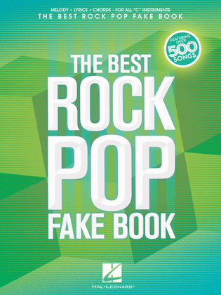 Book cover for The Best Rock Pop Fake Book
