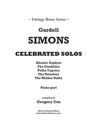 Book cover for Celebrated Solos for Trombone or Euphonium and Piano