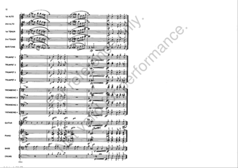 Good Times in Santiago Good Times in Santiago Jazz Ensemble scores gallery preview page 11