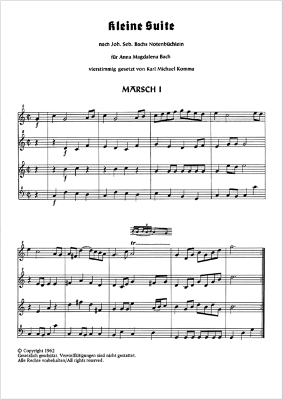 Kleine Suite Recorder scores gallery preview page 28