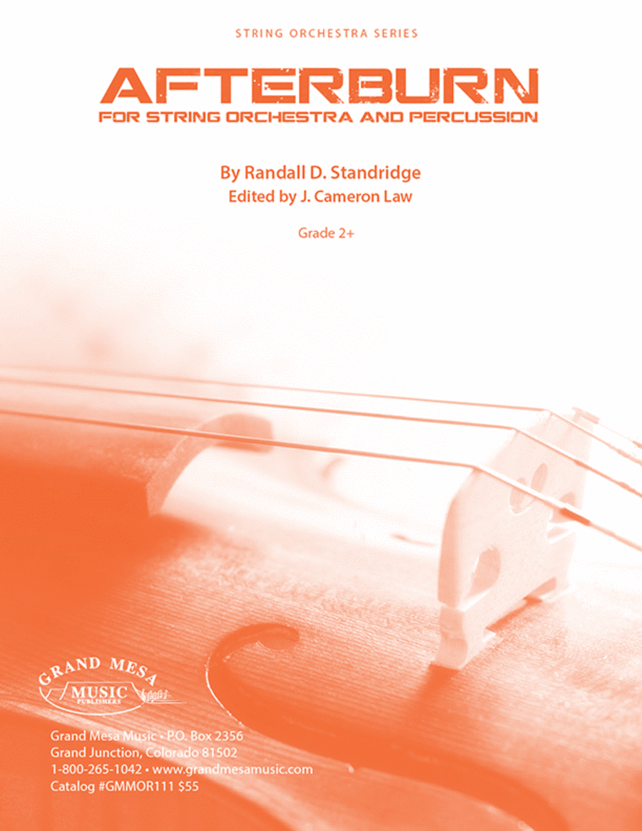 Afterburn for Strings & Percussion String Orchestra scores gallery preview page 1
